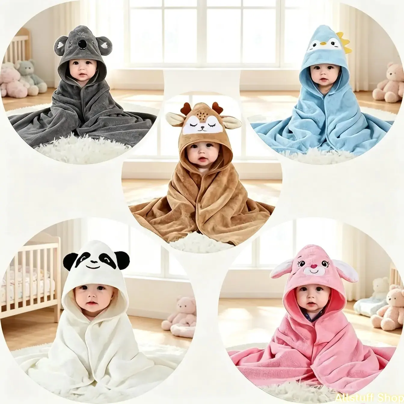 Premium Ultra-Soft, Absorbent Bath Towel — 31.5" x 31.5" (80 x 80 cm) — Breathable Towel with Adorable Animal Patterns (Doubles as a Bath Towel, Blanket, or Beach Towel) — An Essential Must-Have for All Seasons.