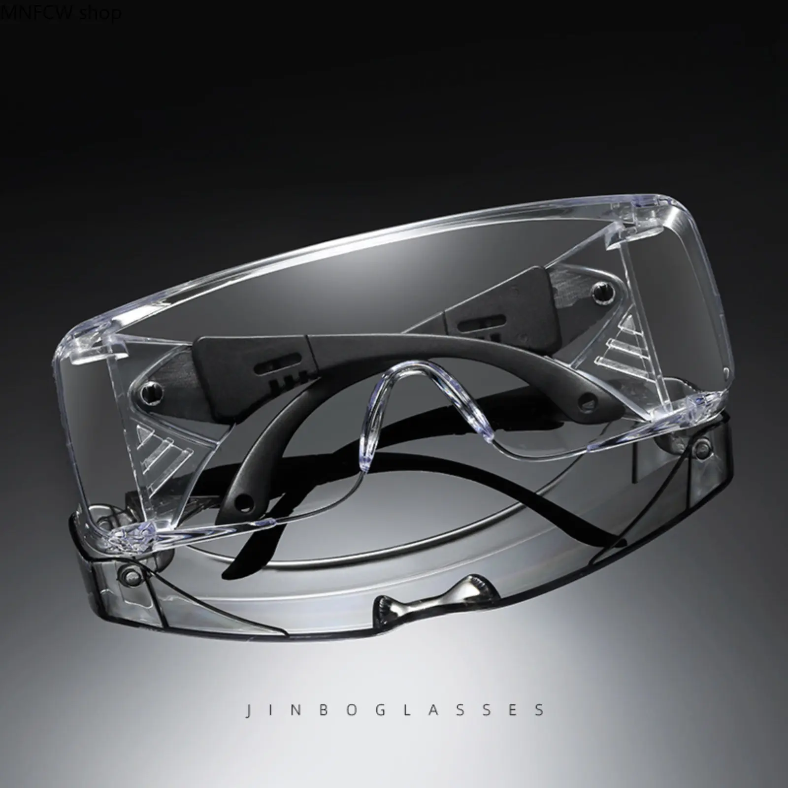 Unisex 1-Size-Fit-All Universal Safety Goggles - 2026 Labor Protection Eye Shield with Splash Guard, Anti-Fog, Windproof, Dust Mist Protection for Grinding, Outdoor Cycling