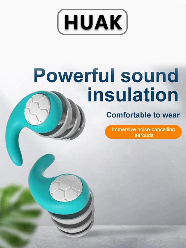 Soft Silicone Ear Plugs for Swimming Sleeping Concerts Motorcycling Daily Use Earplug