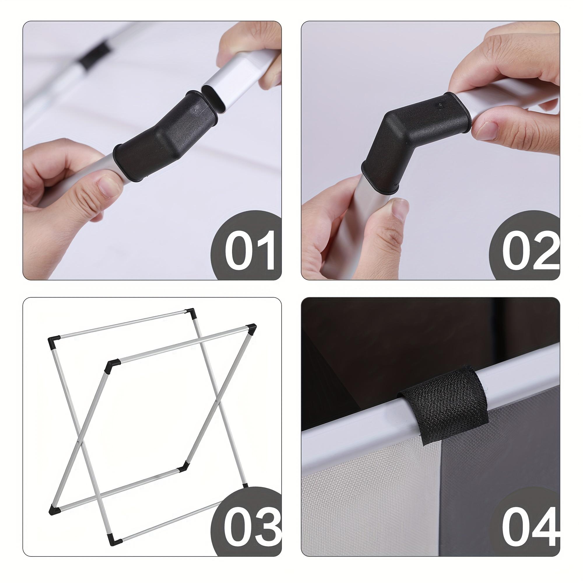 1pc Large Rectangular Laundry Hamper Basket with Handles - Durable Fabric, Dark Grey/White/Black Options, Multi-Component Design for Home, College Dorm, Bathroom & Bedroom - Stylish & Functional Clothes Storage Organizer, Laundry Baskets