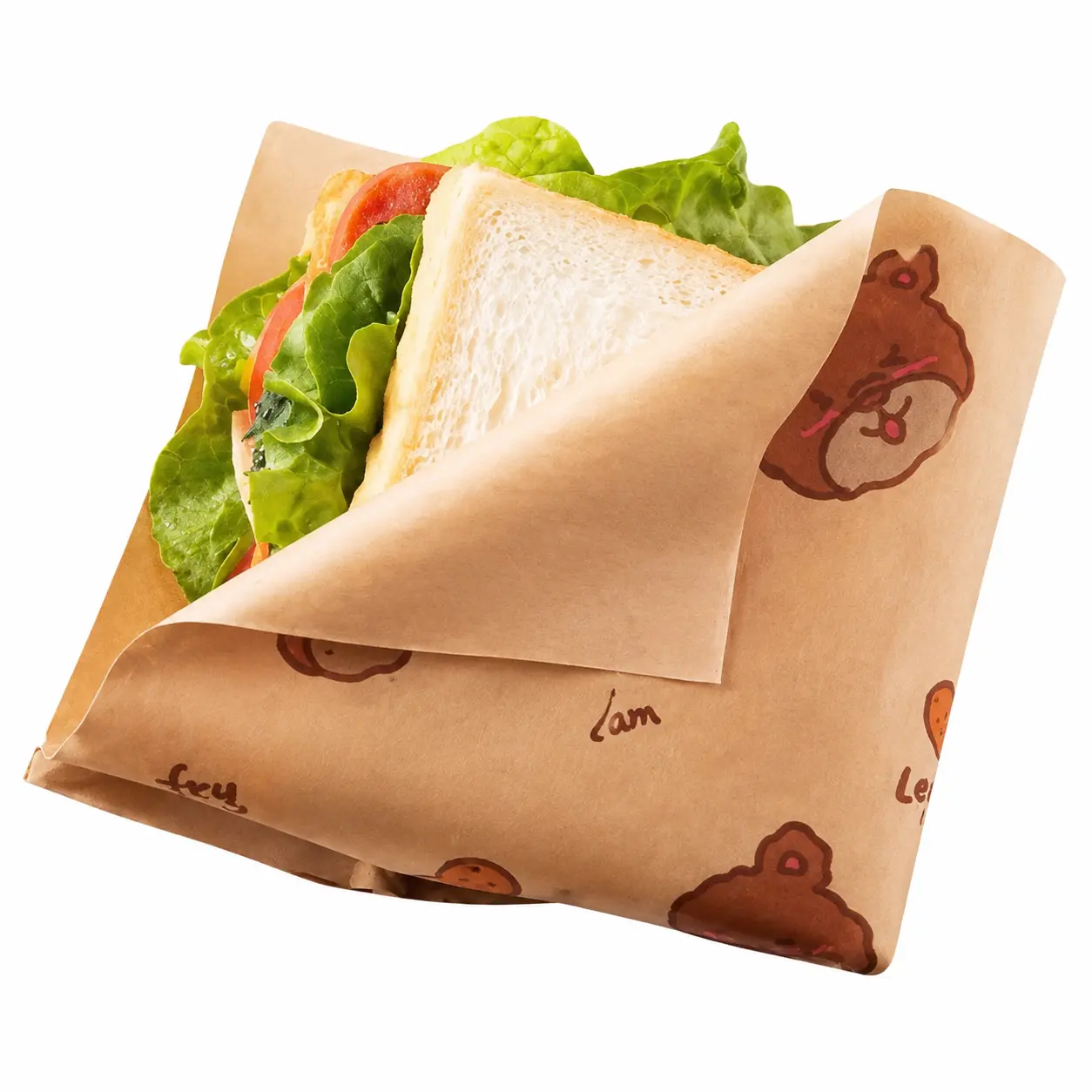 Eco-Friendly Disposable Breakfast Wrapping Paper – Grease-Resistant Triangle Sandwich Bags for Burgers, Pastries, and Bakery Items – Food-Safe, Tear-Resistant, Ideal for Home and Café Use