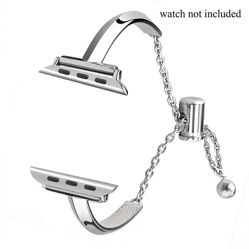 Metal Watch Band, 1 Count Fashion Ladies Bracelet Wristband Strap For Apple Watch iWatch Series 9 SE 8 7 6 5 4 3 2 1 41mm 40mm 38mm 49mm 44mm 45mm 42mm (Band Only)