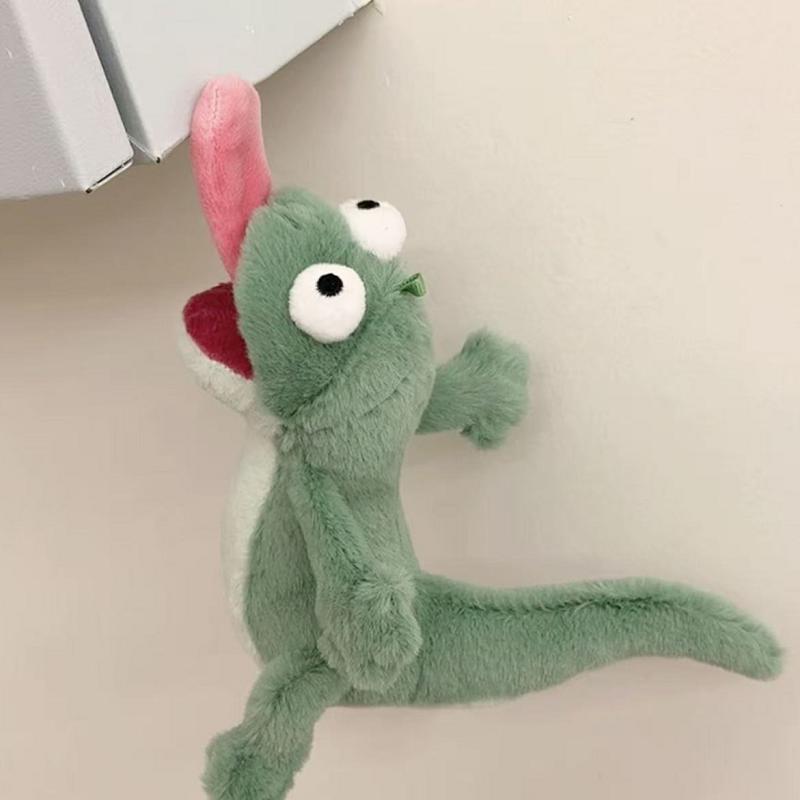 Beaver Lizard Tom Cute Vocal Toy Magnetic Tongue Lizard Abstract Plush Toy Anime Creative Birthday Gift Cute Plush Toys For Kid
