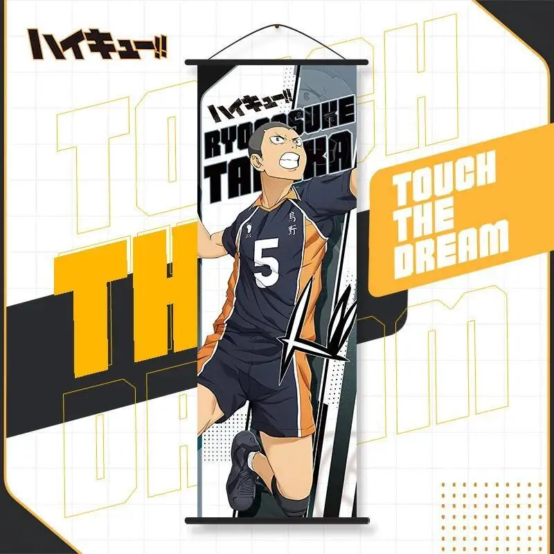 Haikyuu!! Poster Wall Long Hanging Ornament Cartoon Tobio Kageyama Hanging Painting Wallpaper Peripheral Support Holiday Gift
