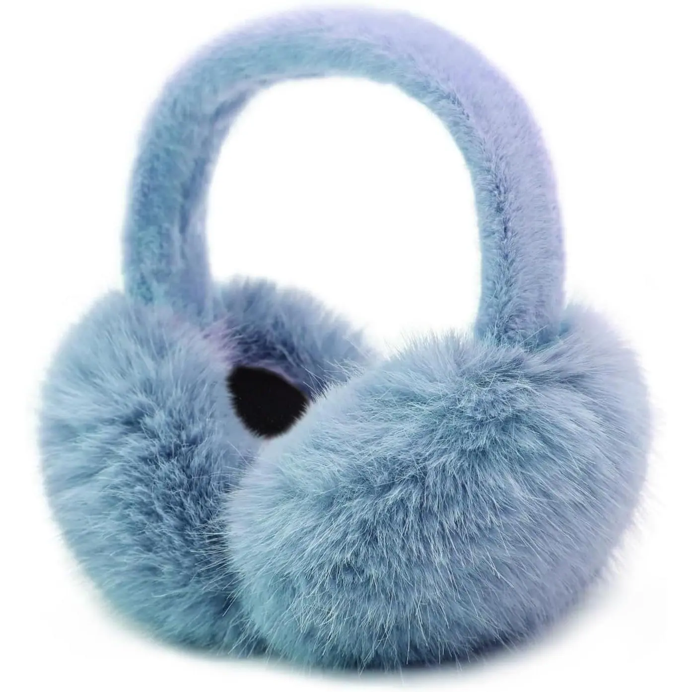Ear Muffs for Winter Women, M/L Foldable   Earmuffs Ear Warmers Covers, Fuzzy Earmuffs for Womens Winter