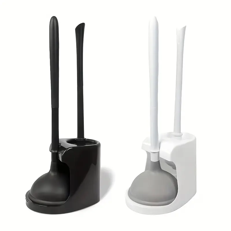 Bathroom Cleaning Kit With Toilet Brush, Suction Cup, And Dredger, Designed For Thorough Cleaning Without Missed Spots