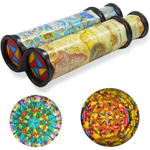 2 Pack Classic Kaleidoscope Toy,Magic Rotating Kaleidoscope,Stretchable Long World Kaleidoscope,Educational Toy Kaleidoscope for Children Gifts