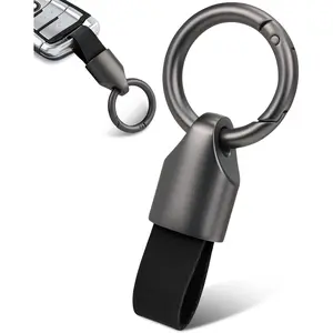 Car Key Chain Ring Clip, Small Key Fob Accessory with Keyrings Zinc Alloy Buckle