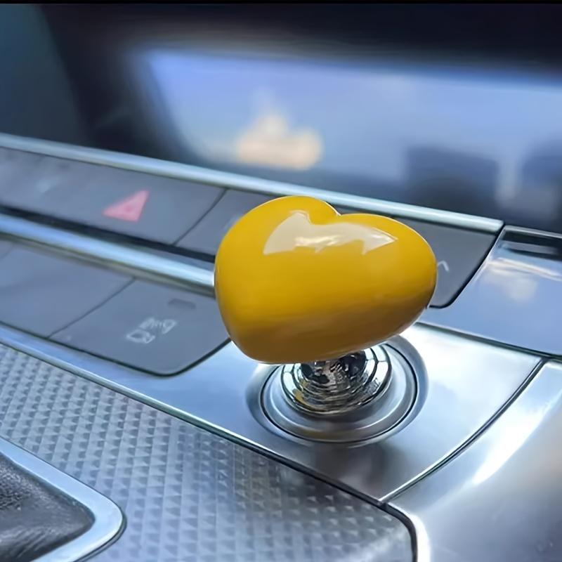 1 Piece Car Start Button Sleeve-Durable Pp Material, Easy One-Click Ignition Ring Protector, Improve Car Interior Decoration Effect button decorative sticker cover trim