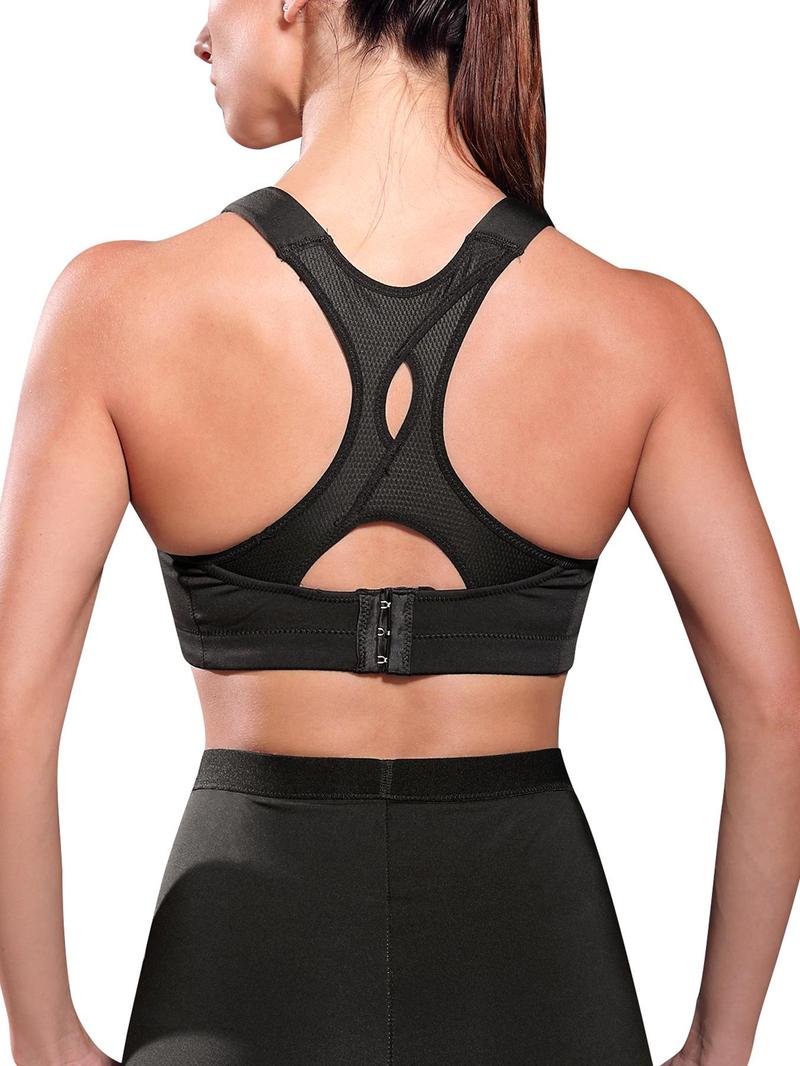 Women's Cut Out Wireless Bra, Adjustable Strap Bra, Solid Color Full Coverage Lingerie Top, Soft Comfortable Breathable Bra for Daily Wear