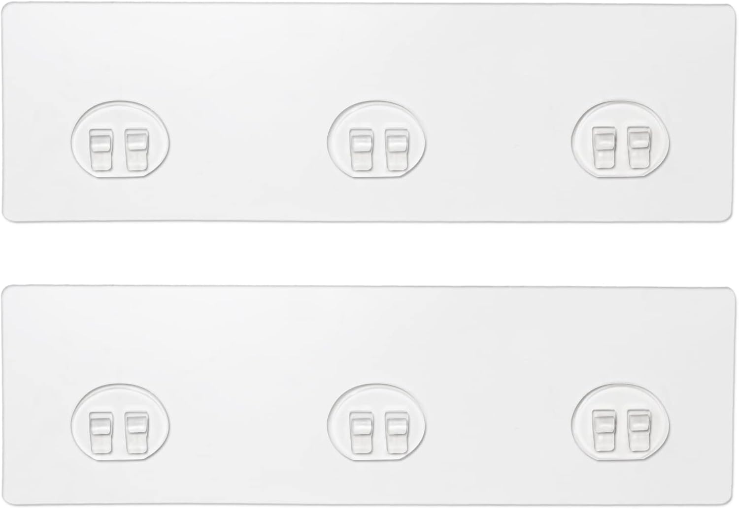 2 Pack Shower Caddy Adhesive for Replacement, Strong Transparent Adhesive for Shower Caddy Sticky Pads, No Drilling for Corner Shelf Basket, Bathroom Stora