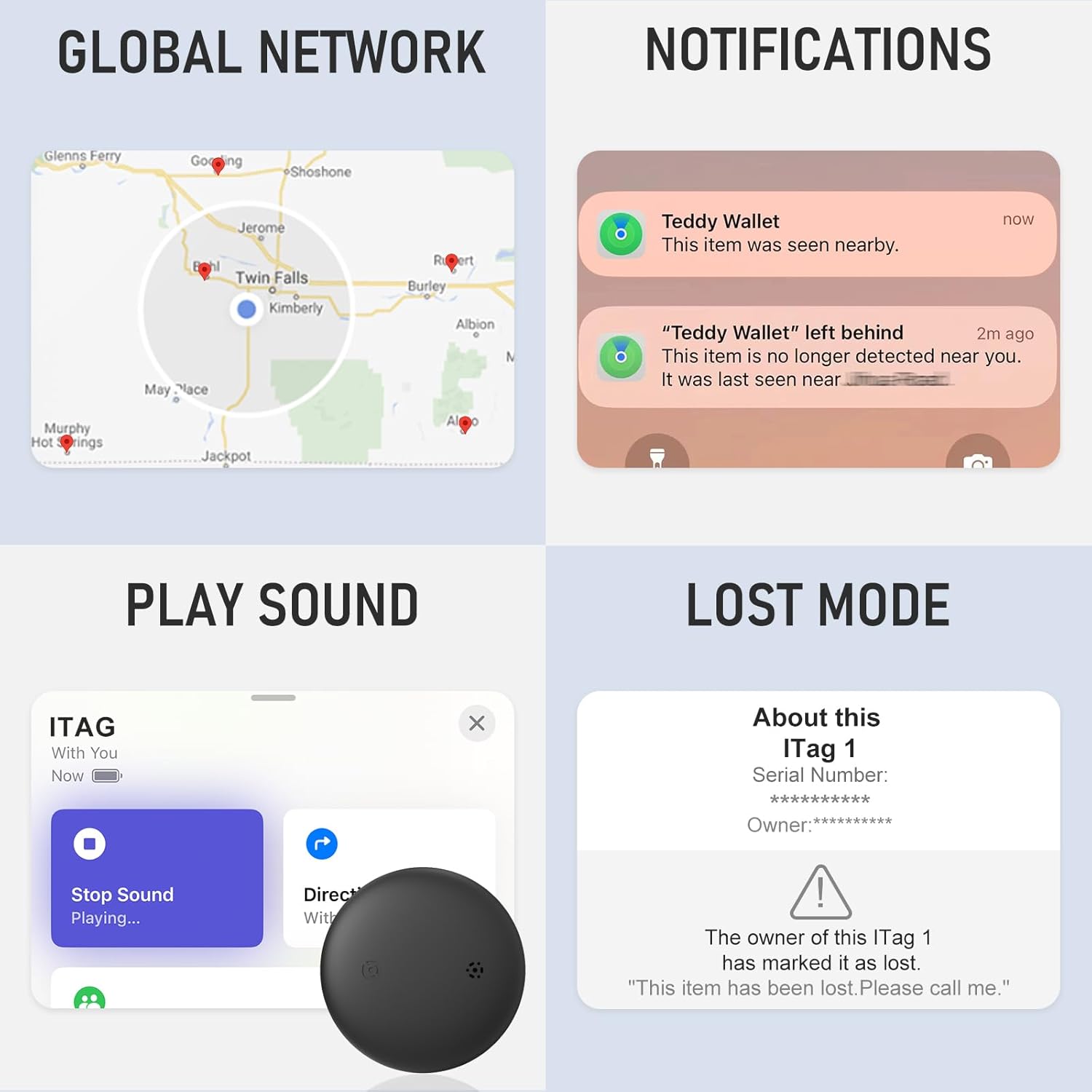 Waterproof Silicone Tracker Set for Apple Find My, 2 Counts Luggage Tracker Tag Key Finder, Suitable for Luggage, Dogs, Cats, Pet and Car Location Tracking Devices