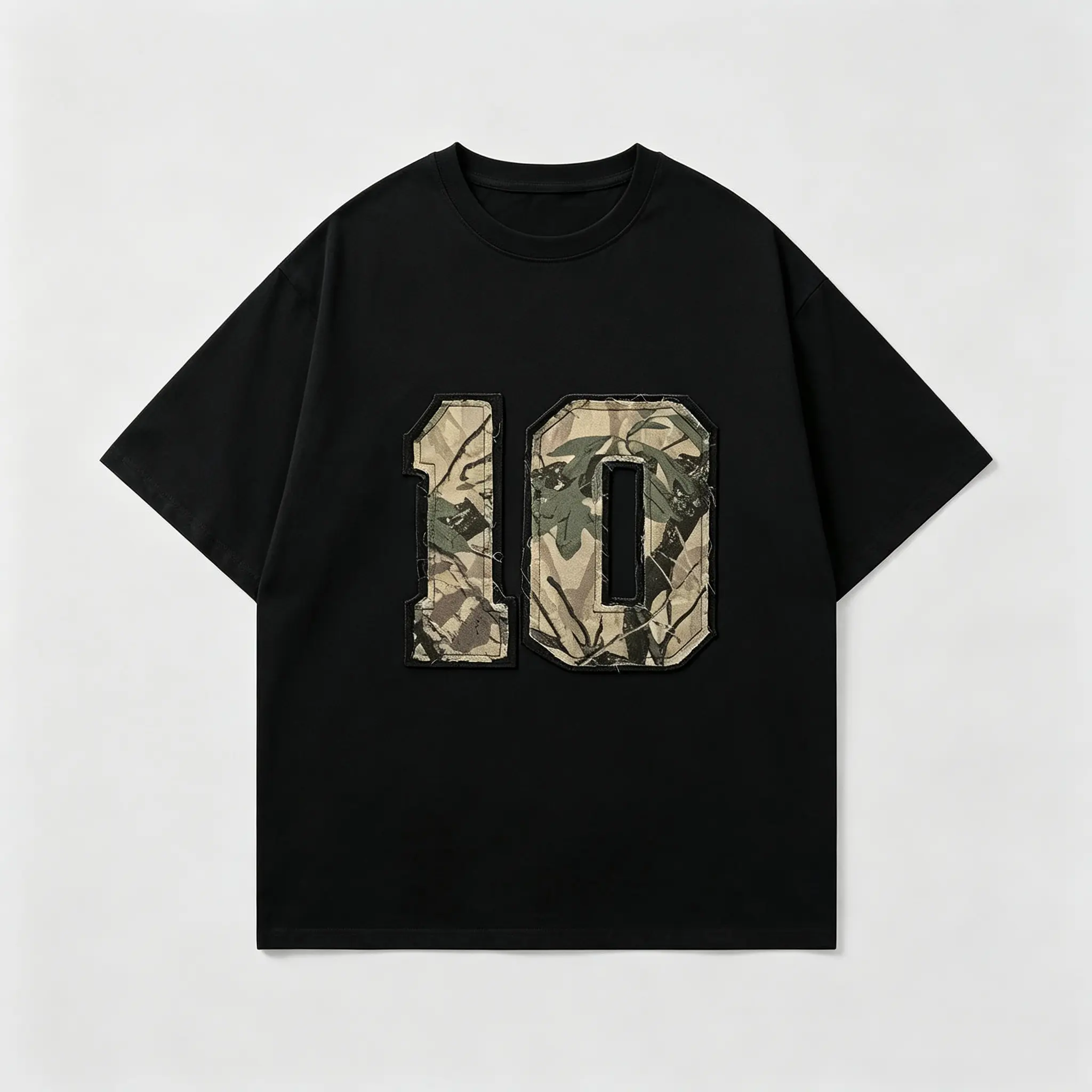 Aelfric Eden Camo 10 Patch Oversized Tee Camouflage Number Graphic Unisex Streetwear Casual T Shirt, Round Neck, Print, Top, T Shirts, Vibe, Classic, Shortsleeve, Women's Tops, Tops For Women, Good Graphic Tees,back to school,back to school shopping