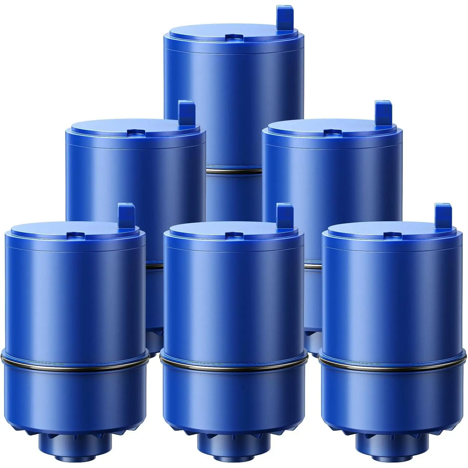 6-Pack RF9999 Classic Advanced Faucet Mount Replacement Water Filter for PUR/PUR PLUS Systems - 3-in-1 High Efficiency Filtration, Natural Mineral Infusion, Lead-Free, 18-Month Value, Blue, NSF Certified, FSC-Certified Paper, Drinking Water Safety