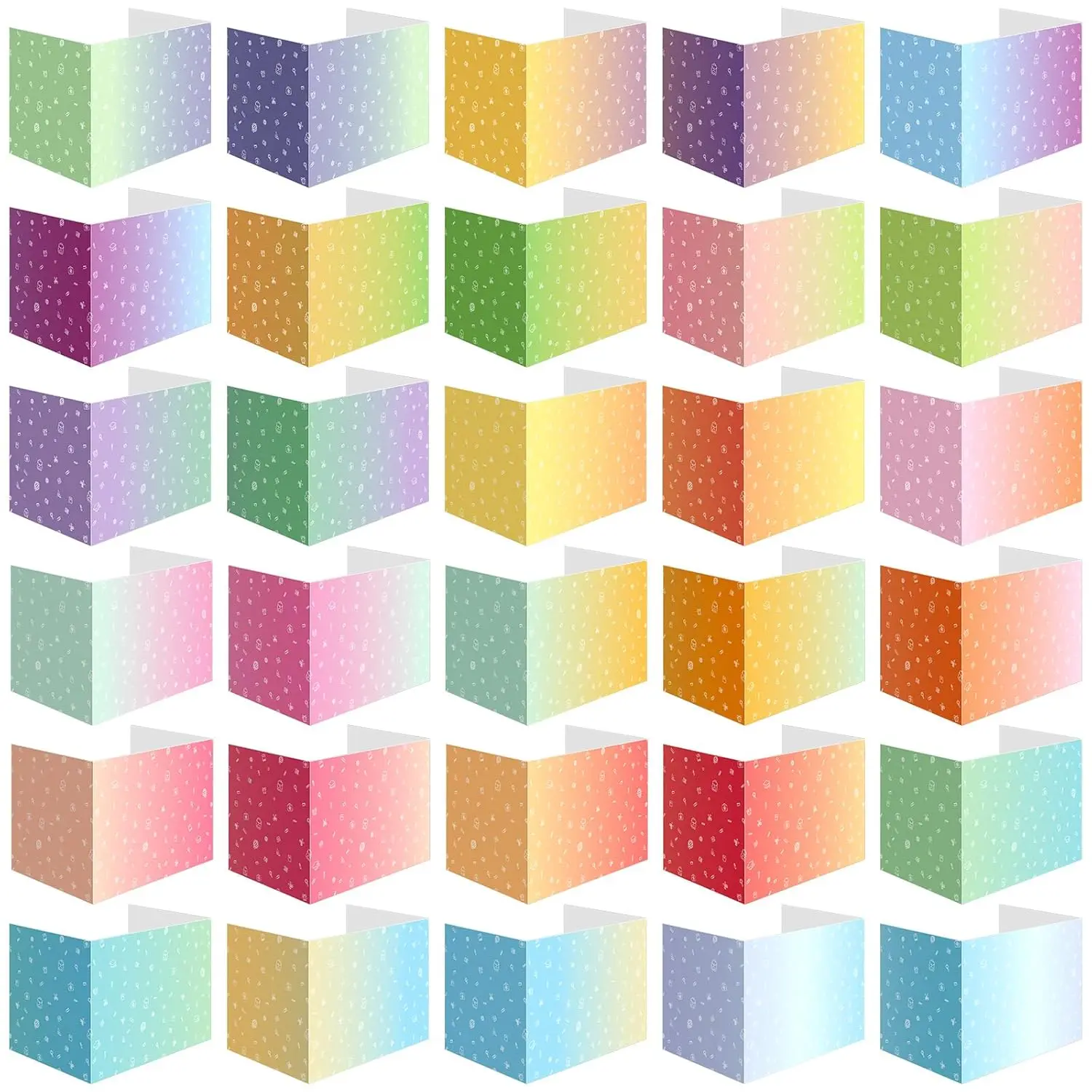 30 count School  Boards Bulk for Student Colored Desk Trifold Divider Panels  Partition Folders for School Student Teacher Desks, 15.8 x 13.4 x 11.81 Inches( Color)