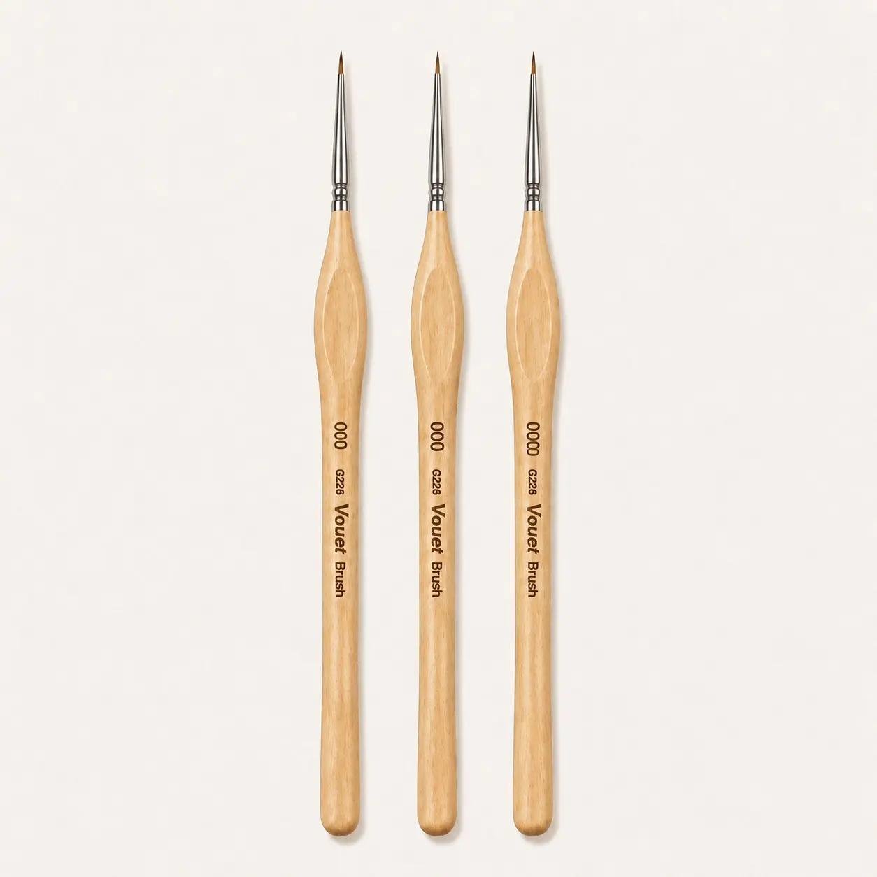 Vouet 3/6pcs Ultra-Fine Detail Paint Brushes, Precision Artist Brush Set for Micro Painting, Fine Lines, Miniatures & Creative Art, Art Paintbrush Sets
