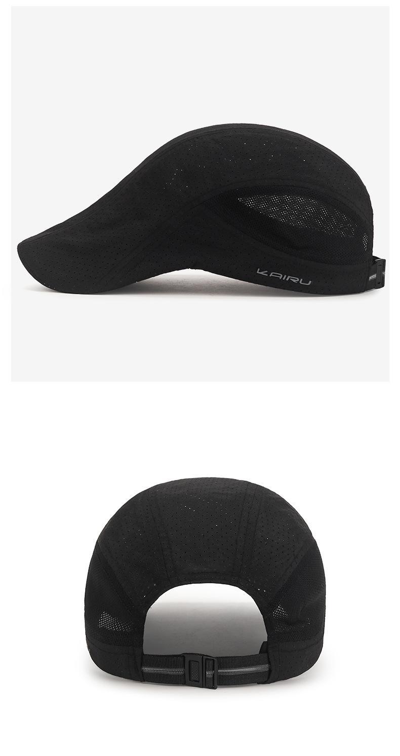 New Laser Perforated Breathable Forward Hat For Men's Sunshade Bailey Cap In Summer