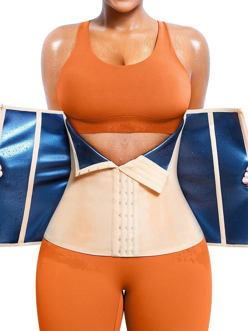 Women's Plain Zipper Waist Trainer, Basic Tummy Control Hook Closure Fajas Colombianas Shaper, Summer Outfits 2026, Women's Tummy Control Clothing