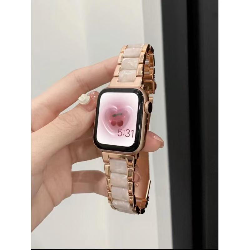 Suitable for Huawei watchgt4/5 watch strap, metal resin watch, watch4 women's summer model