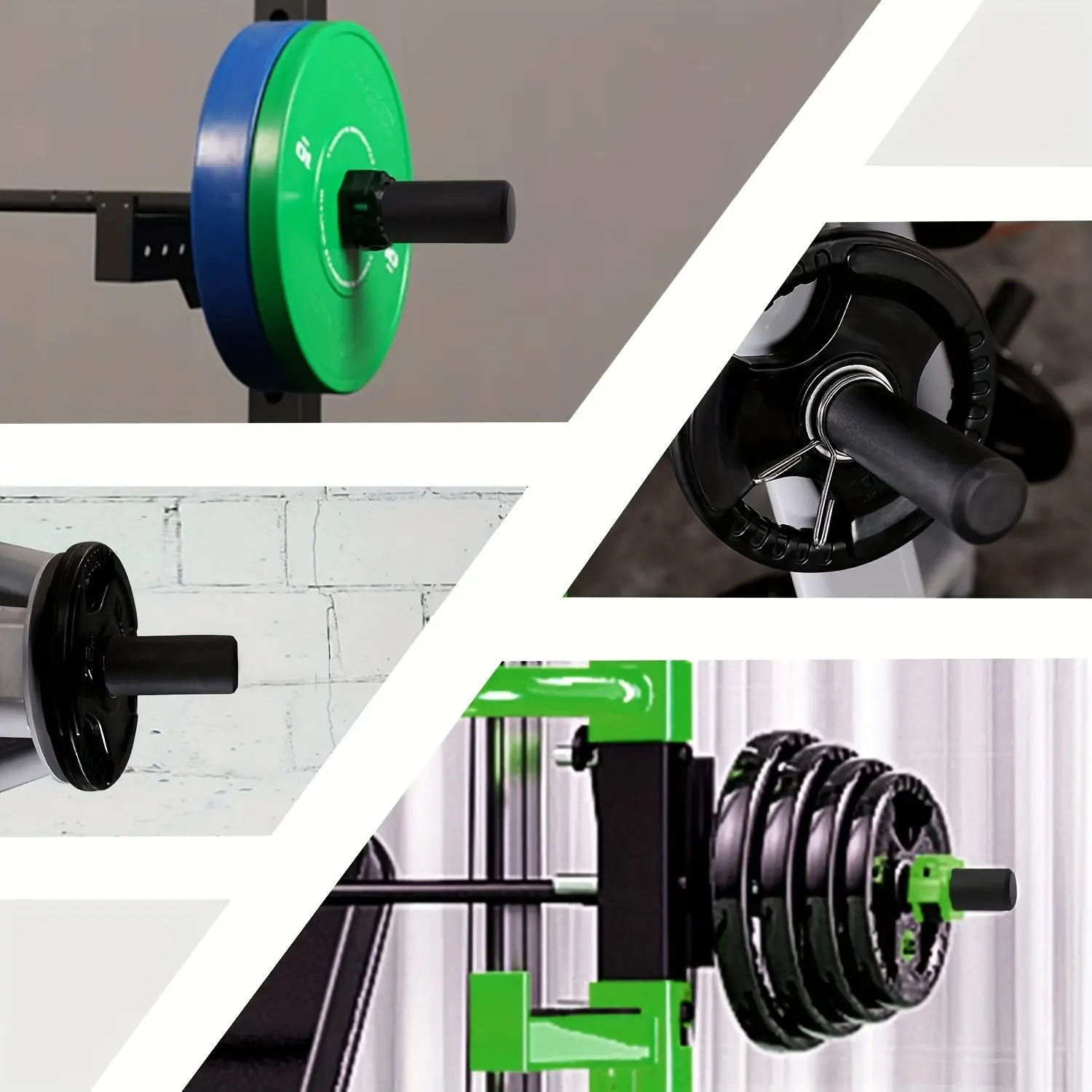 Adapter Sleeve Set, Convert 1" Standard Weight Barbell to 2", Nylon Material, Detachable End Caps, 1 or 2 Pieces, Weightlifting, Gym Accessories, Home Workout