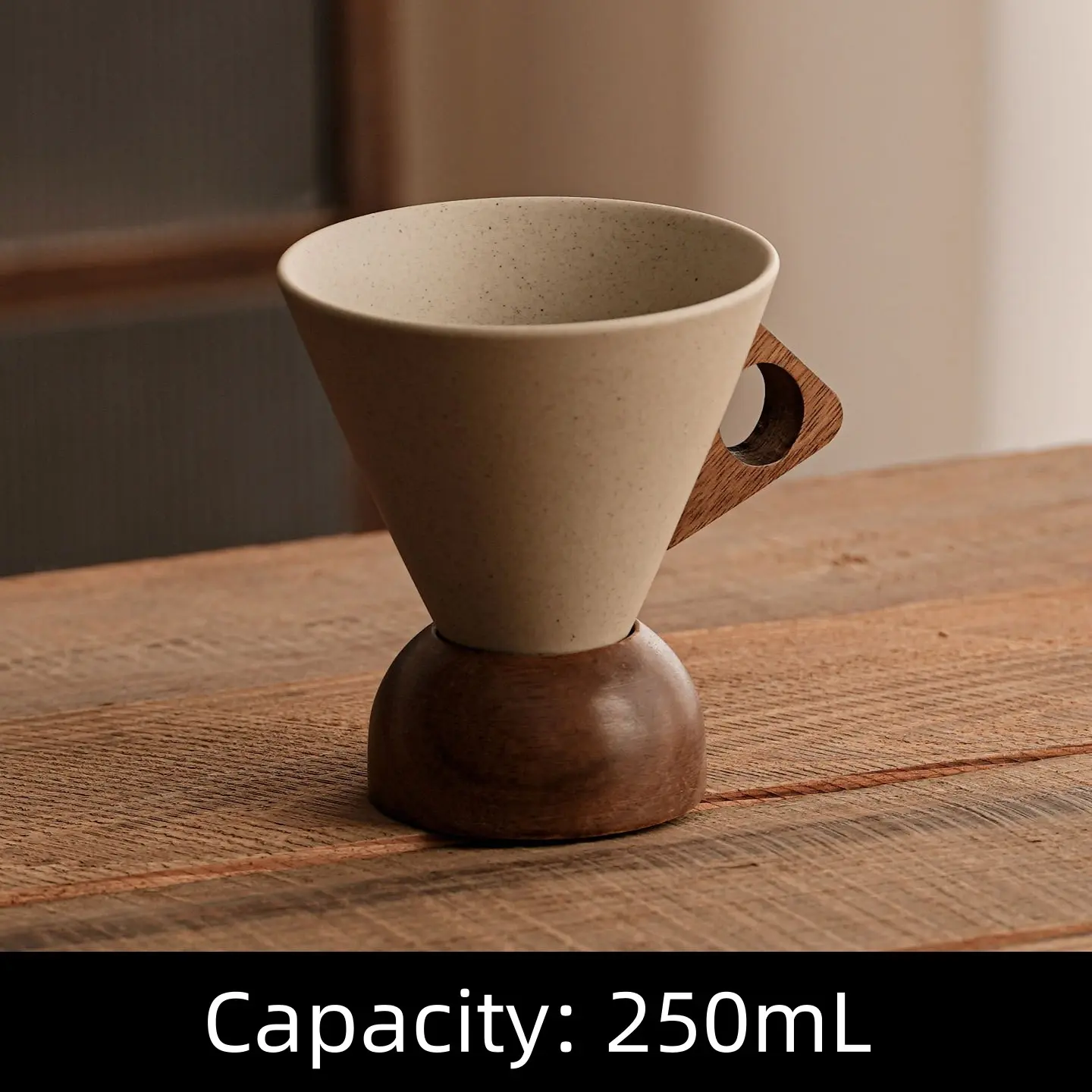 High Aesthetic Retro Ceramic Cup, Creative Coffee Mug, Multi-Functional Ceramic Cup for Home Office Outdoor Use,