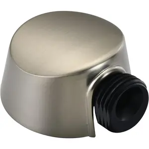 A725BN Brushed Nickel Round Drop Ell Handheld Shower Wall Connector Replacement Part for Moen, Supplies Water to Hand Showers, Washer Fits Male Threads, Supply Water To Hand Showers