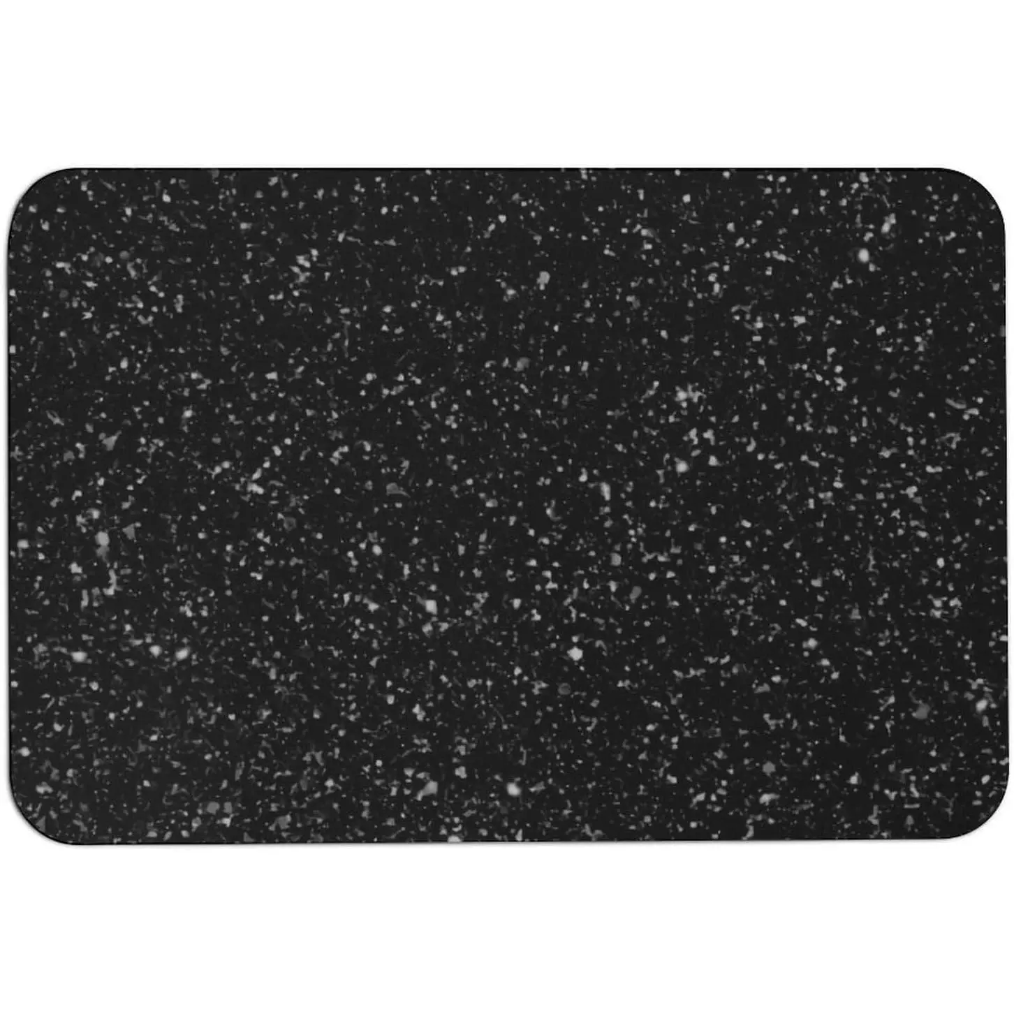 Dyale Black GlitterPremium Diatom Mud Floor MatSoft, Super Absorbent with Non Slip Bottom for Bathroom, Vanity, Guest Room and More
