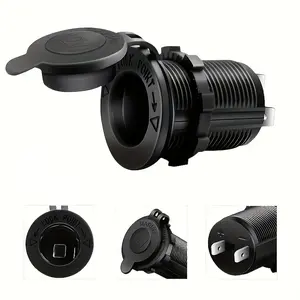 Car Cigarette Lighter Socket, Automatic Boat Motorcycle Atv Tractor RV Power Outlet Accessories Plug, Essential Vehicle Charging Solution