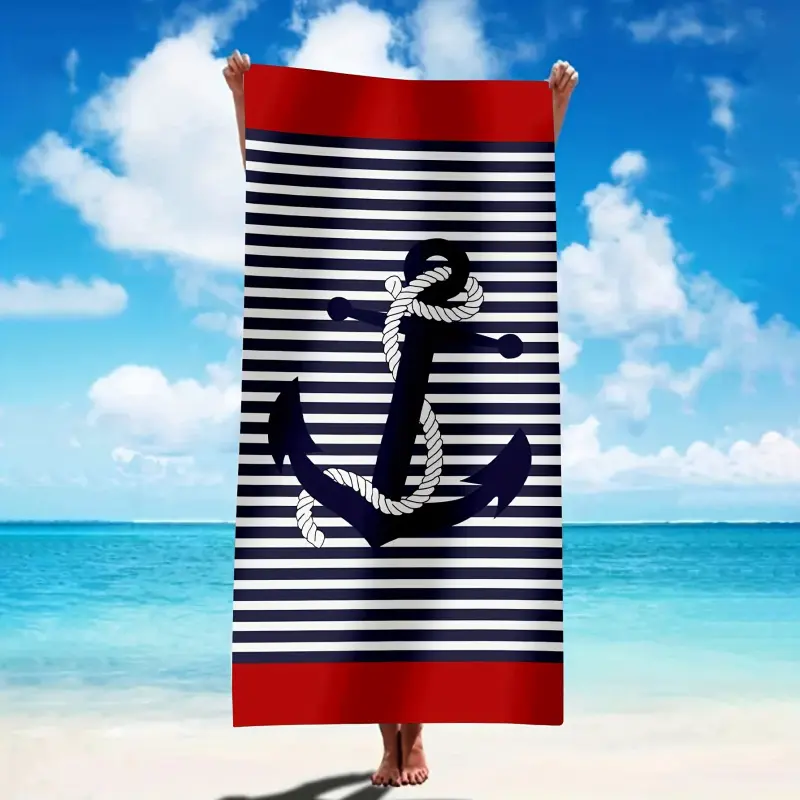 essential,,standard,portable,,hostess,gift,,xl,luxury,bathtowels,decorative,boat,personalized,custom,towels,drying,Women's Oversized Striped Microfiber Beach Towel - Quick-Dry, Lightweight, Absorbent, Soft, Sandproof, Multi-Purpose Pool & Beach Towel for