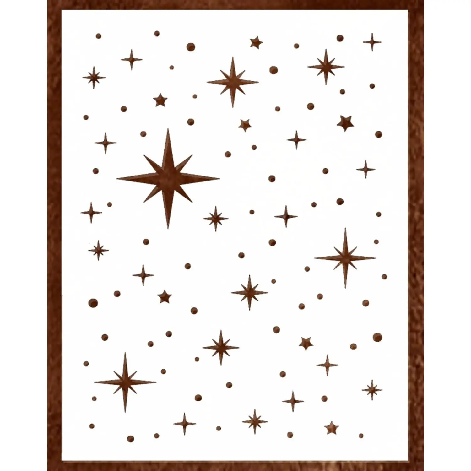 Large  Stencil for Painting (12x16 Inch) - Twinkle  Wall Stencil for Painting Large  -  Stencils for Crafts   , Canvas, Tile, Fabric and Furnitureand - Easy to Use