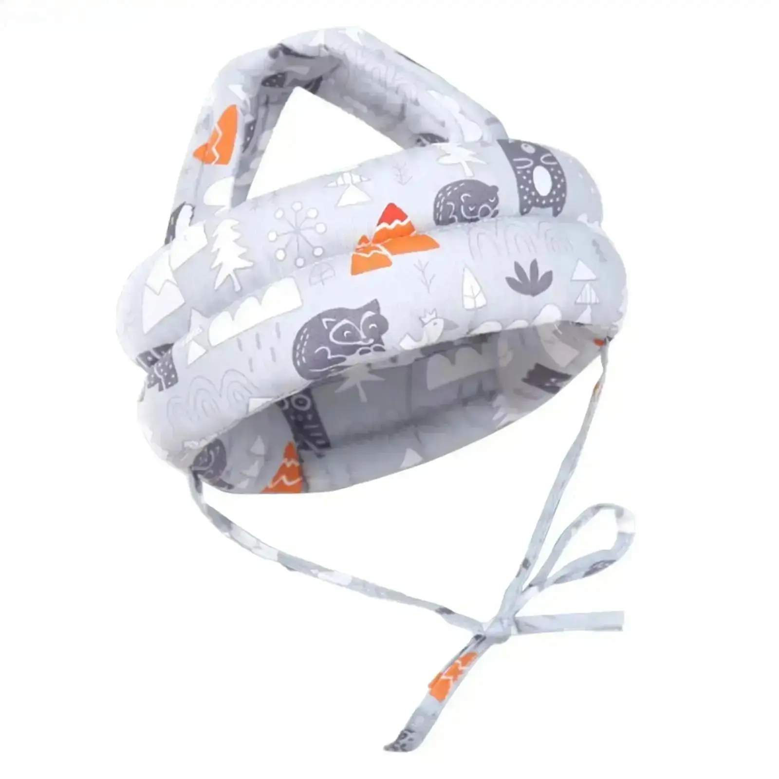 Baby Safety Helmet for Learning to Walk, Soft Cotton Head Protector with Shock-Absorbing Sponge Padding, Lightweight Adjustable Bumper Hat for Crawling, Indoor-Outdoor Sports & Outdoor Protection Gear by Sohochic