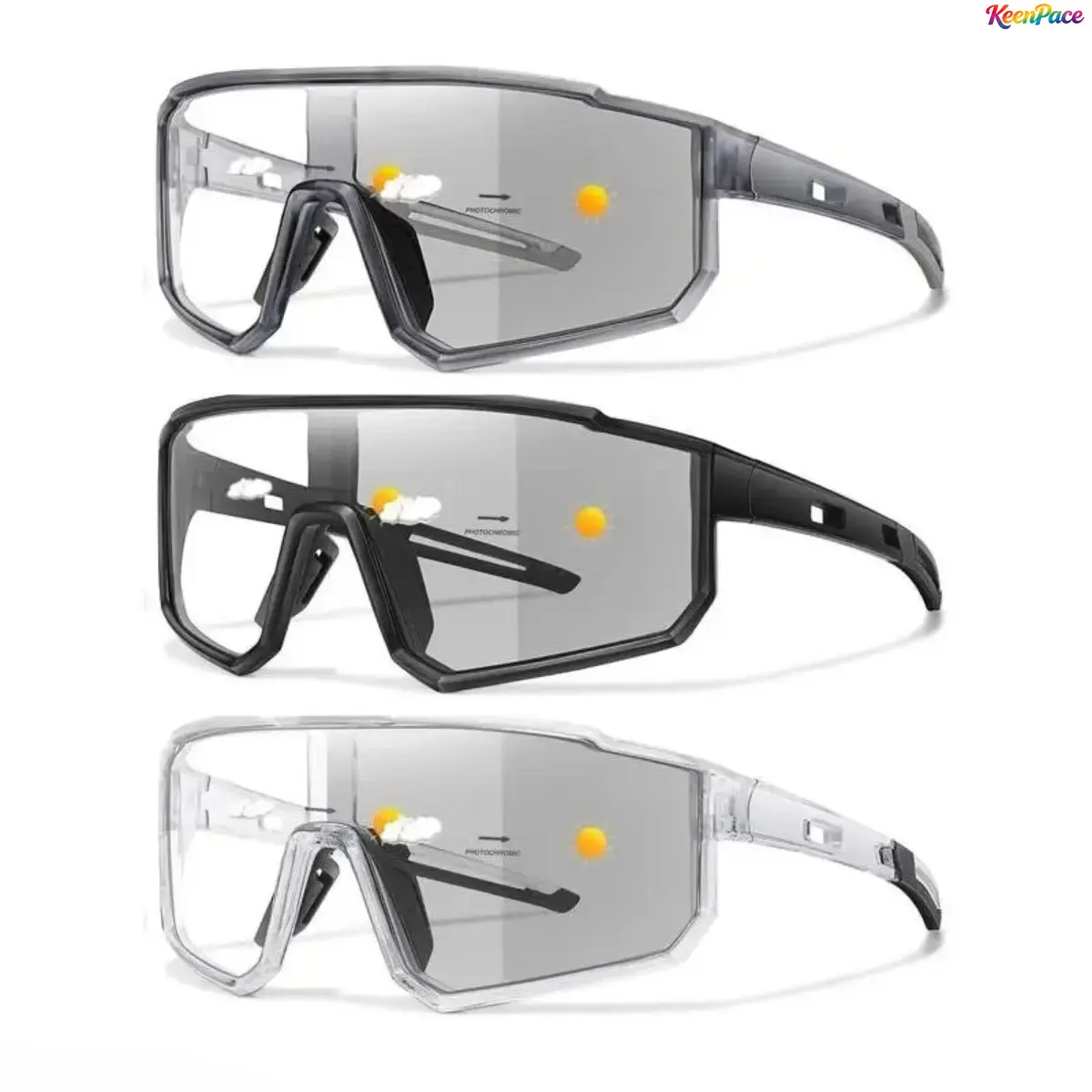 3-Pack Photochromic Sports Sunglasses For Men Summerwins DIY Bag Accessory, Classic Windproof Fashion Eyewear, Light UV Protection Shades For Cycling Fishing Driving All Kinds Of Outdoor Sports Daily Vacation Wear