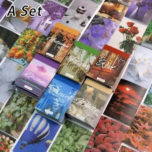Landscape Life Series Sticker Book, 6 Sets Scrapbooking & Stamping Supplies, DIY Decorative Sticker Book for Journaling Scrapbooking, Papercraft Book Handmade Crafts Diy Kit Art Stickers, Decal Stickers Book