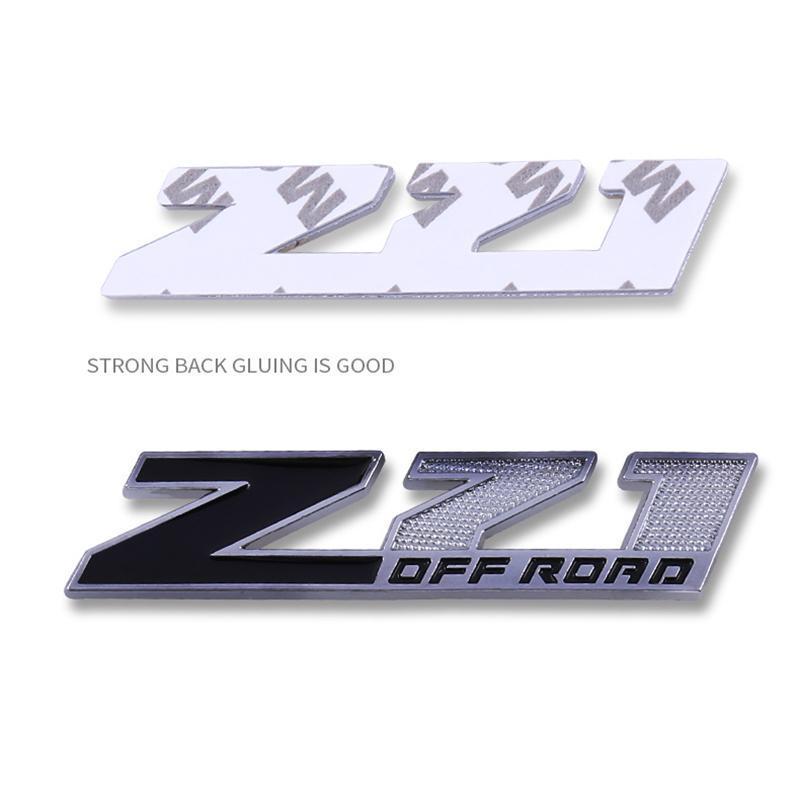 3d Metal Logo Z71 Emblem Car Fender Badge Trunk Decal For Tahoe Colorado Cheyenne Silverado Z71 Sticker Accessories
