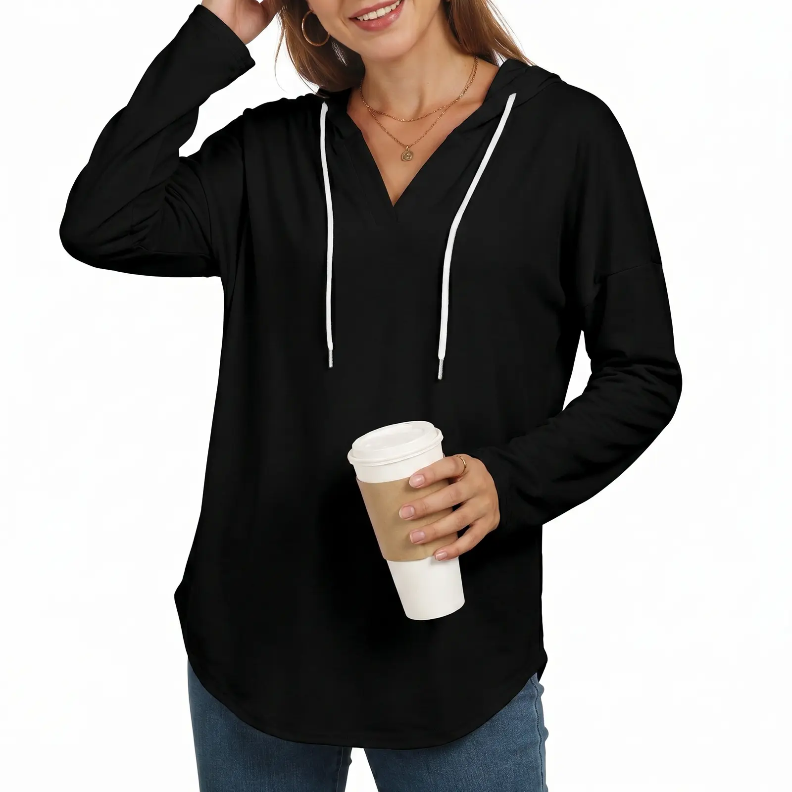 Women's Colorblock Hoodie Jacket | Contrast Design | Casual Streetwear | Lightweight Outerwear | Everyday Layer