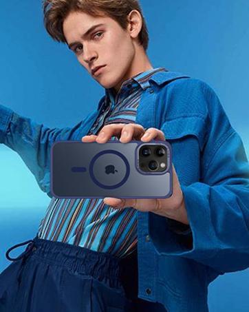 Magnetic for Samsung Galaxy S24 Plus Case [Compatible with Magsafe] Translucent Matte Slim Thin Shockproof Anti-Yellow Women Men Protective Phone Cases Cover for Samsung S24 Plus 6.7", Black