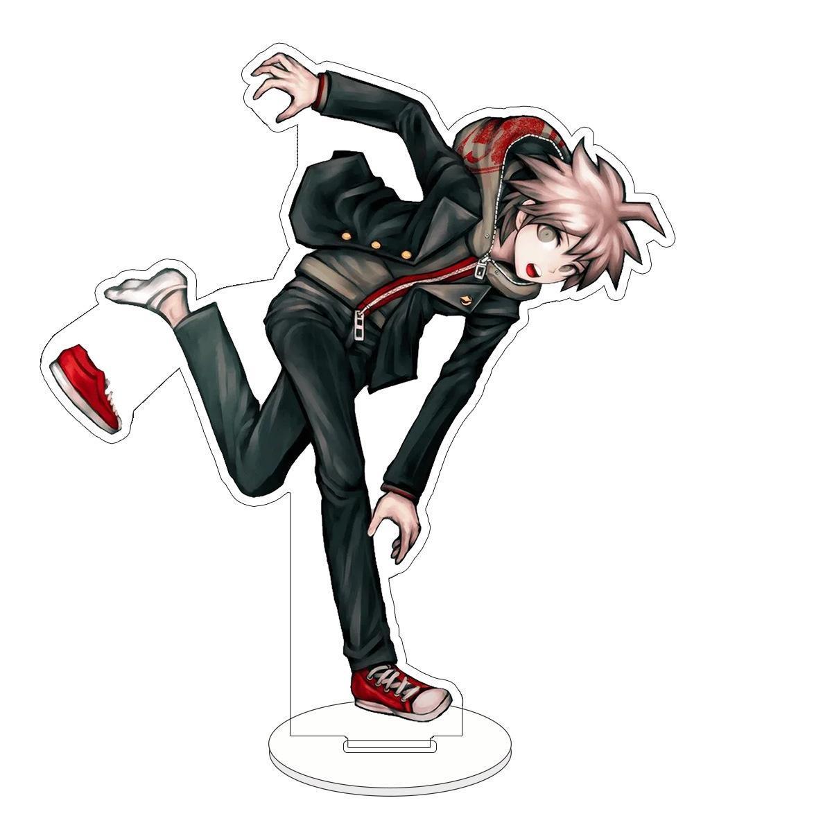 （Free shipping）Anime Game Danganronpa Figure Nagito Komaeda Kirigiri Kyouko Togami Byakuya Cosplay Acrylic Stand Model Prop Fans Birthday Gifts