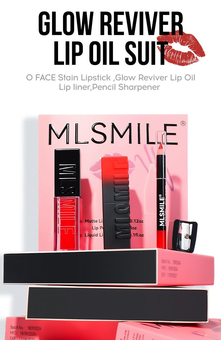 3-Piece Matte Lip Set – Lip Liner + Liquid Lipstick + Gloss, Smudge-Proof Transfer-Proof All-Day Wear, Complete Lip Combo for Every Look  lip gloss