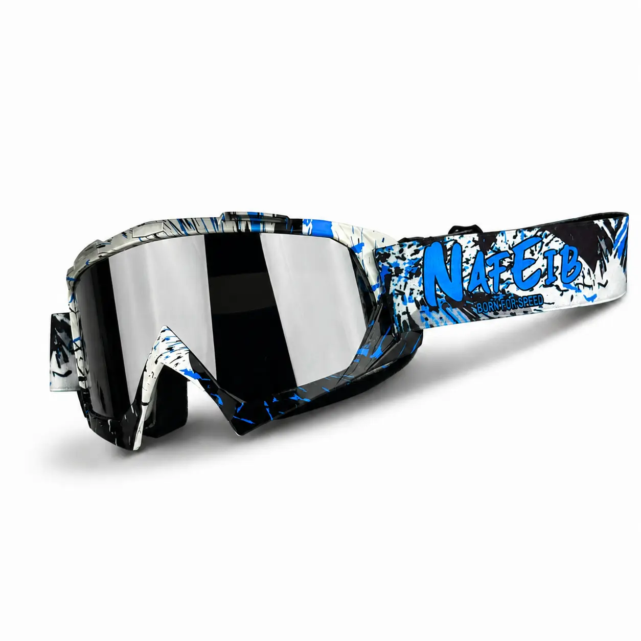 N blue/silver sheet