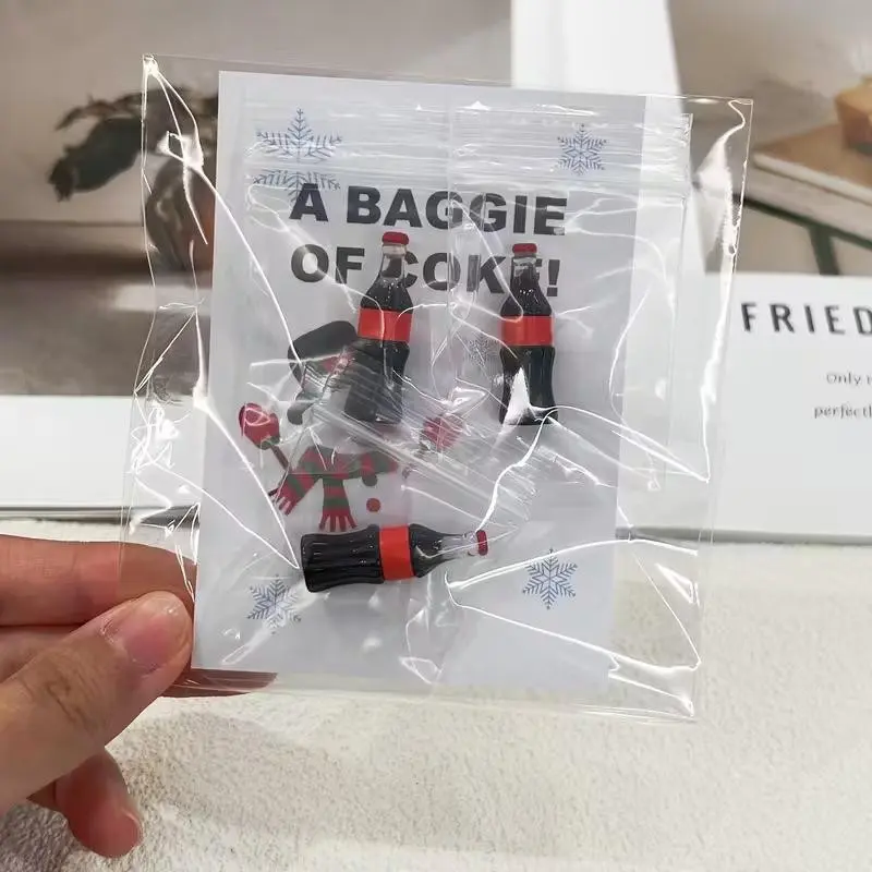 3-Pack Funny Prank Gifts, Small Bag Cola, Christmas Sock Filler, Single Party Favor, Holiday Gift, Fake Drug Prop, Santa Secret Gift, Boyfriend Prank, Funny Gag Gifts