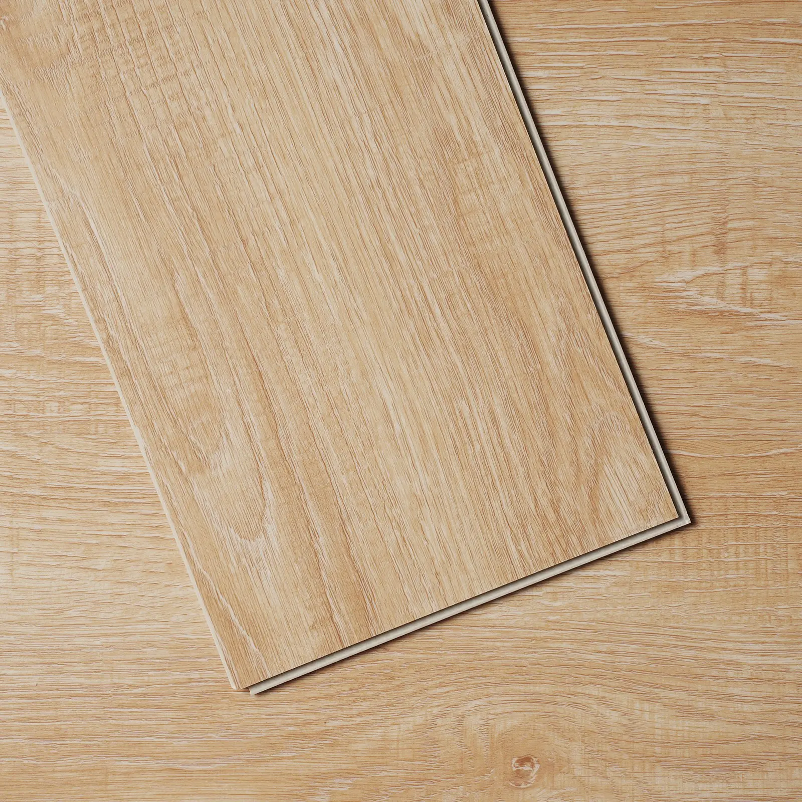 【DealsForYouDays】VEVOR Interlocking Vinyl Floor Tiles, 10 Tiles 48X7.3" inches 5.5mm Thick, Snap-Together Natural Wood Grain Easy-Install DIY Flooring for Kitchen/Dining, Home Decor Use