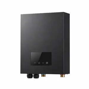 Tankless Electric Water Heater, 240V, 14kW/18kW/27kW, On-Demand Hot Water, Stainless Steel, Digital Display