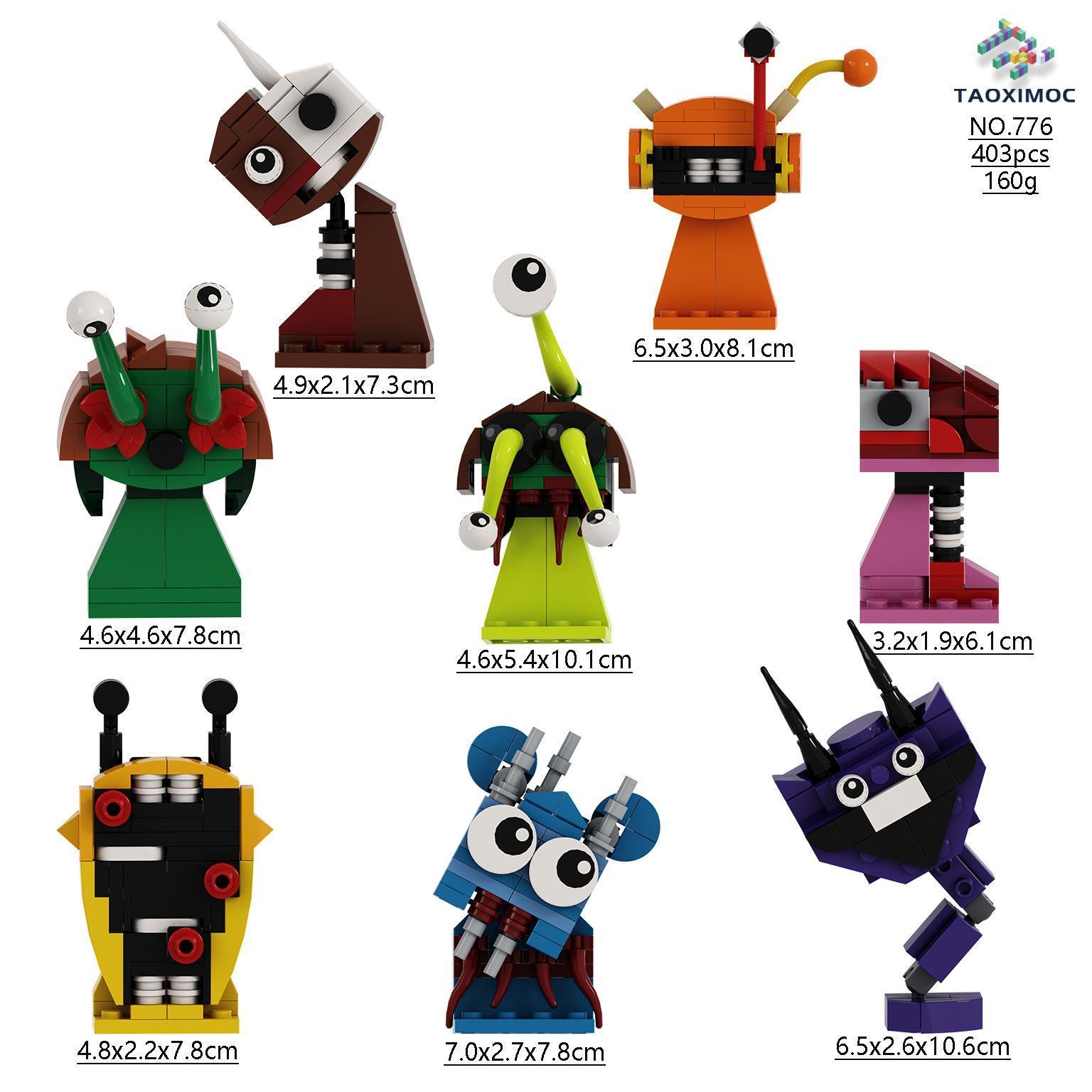 Sprunki Blocks Toys Sprunki Building Blocks Model Children's Educational Oren Wenda Building Block Toys for Kids Birthday Gift popular