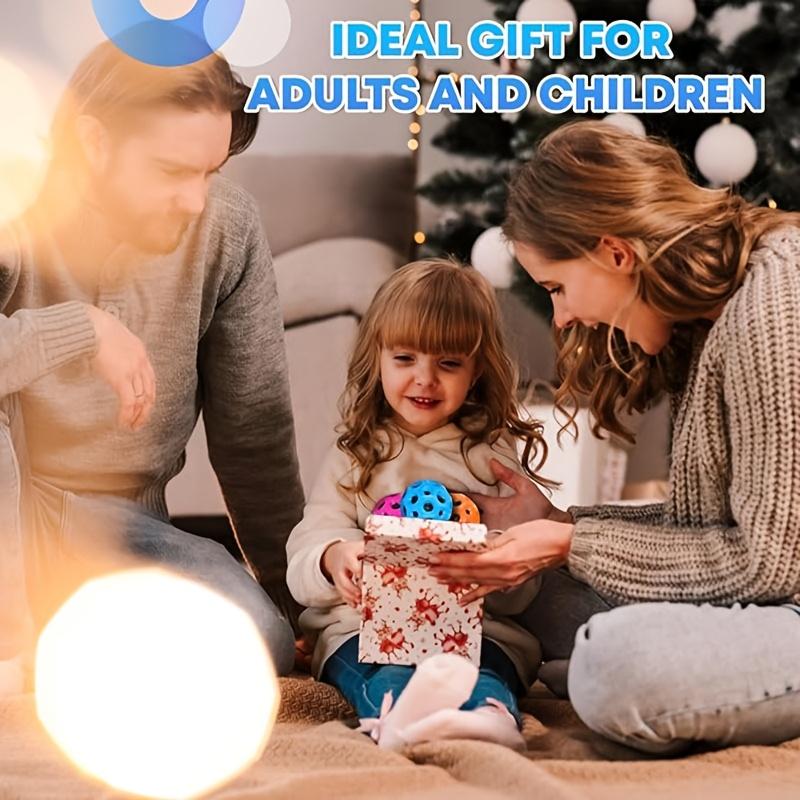 Super elastic space ball, perfect for children and adults, enhances hand-eye coordination. This bouncy ball is easy to grip and makes an excellent gift for occasions like Valentine's Day, New Year, Thanksgiving, Mother's Day, and more