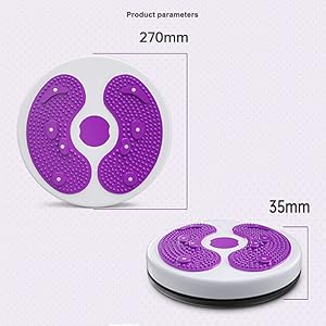 Adjustable Ab Twist Waist Disc Board with Handles – Waist Slimming Balance Rotating Disc with Foot Massage for Arms, Hips & Thighs Adjustable Ab Twist Waist Disc Board with Handles – Waist Slimming Balance Rotating Disc with Foot Massage for Arms, Hips & Thighs