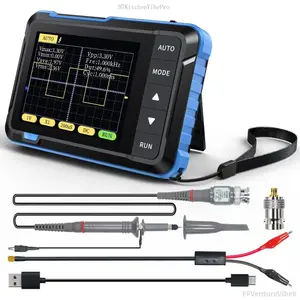 Mini Handheld Digital Oscilloscope 2.5MSa/s 200KHz Bandwidth 800VPP PWM Output Automotive Oscilloscope Multimeters Car Battery Tester FFVentureVibe8H7KitchenVibePro