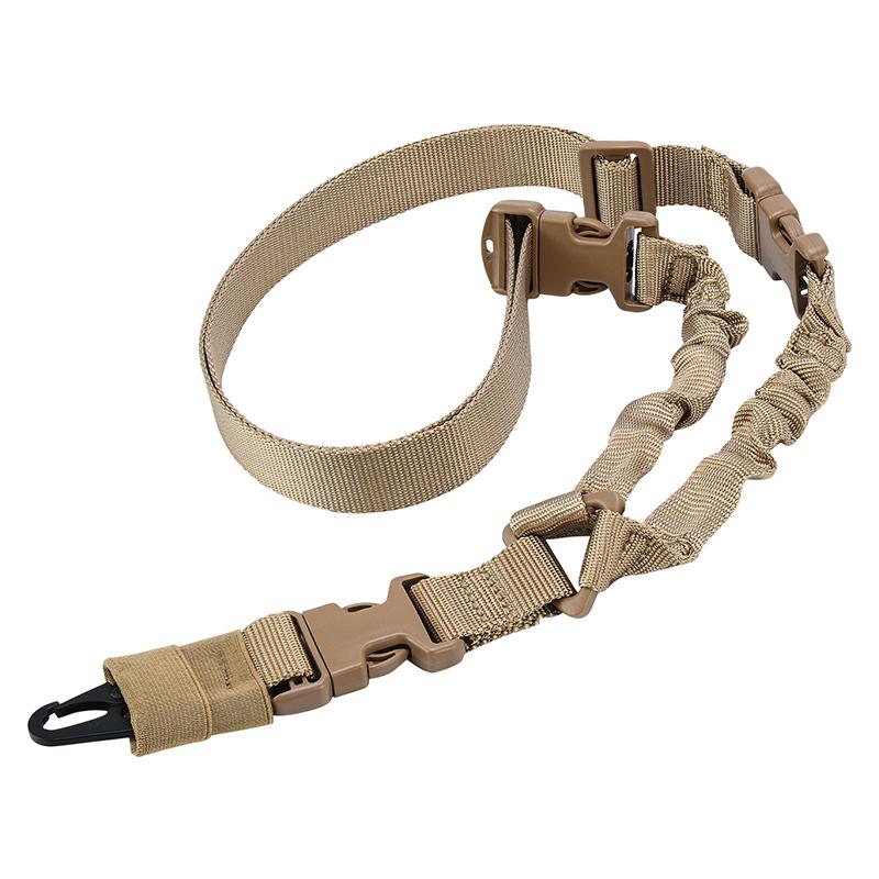 Outdoor Tactical Single Point Harness Men Women CS Gun Safety Rope Diagonal Camouflage Belt Adjustable Durable Carry