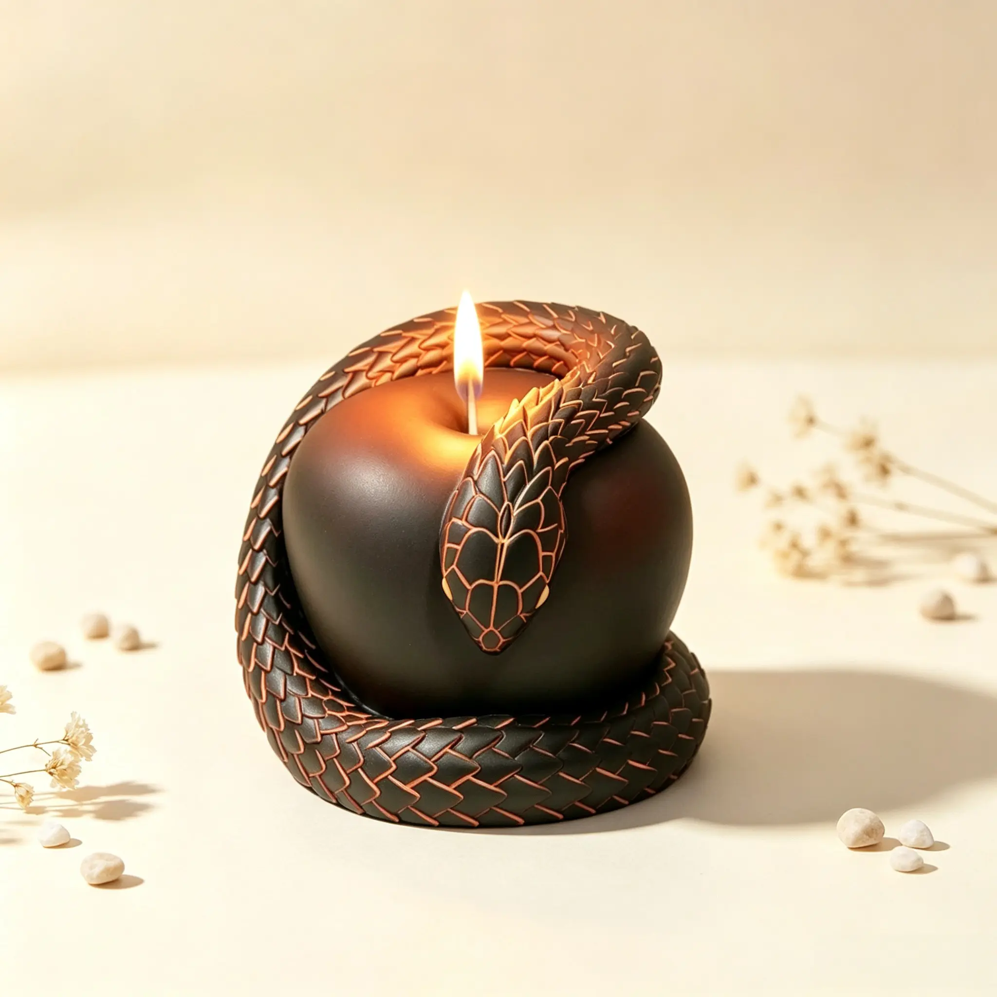 Halloween Cake Forbidden Fruit Candle Mold, DIY Handmade Silicone Mold, Perfume Gypsum Ornament, Holiday Decor Mold