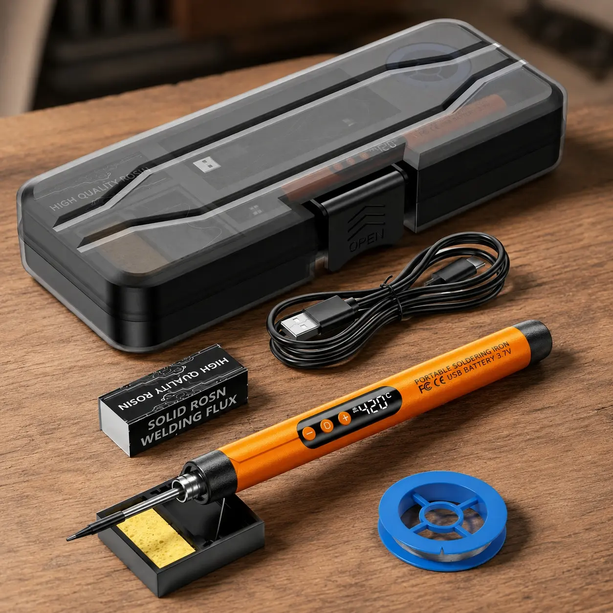 Rechargeable Wireless Digital Soldering Iron: Portable LED Soldering Pen, Precise Temperature Control, Rapid Heating, All-in-One Tool for Electronics Repair, Circuit Welding, DIY Projects
