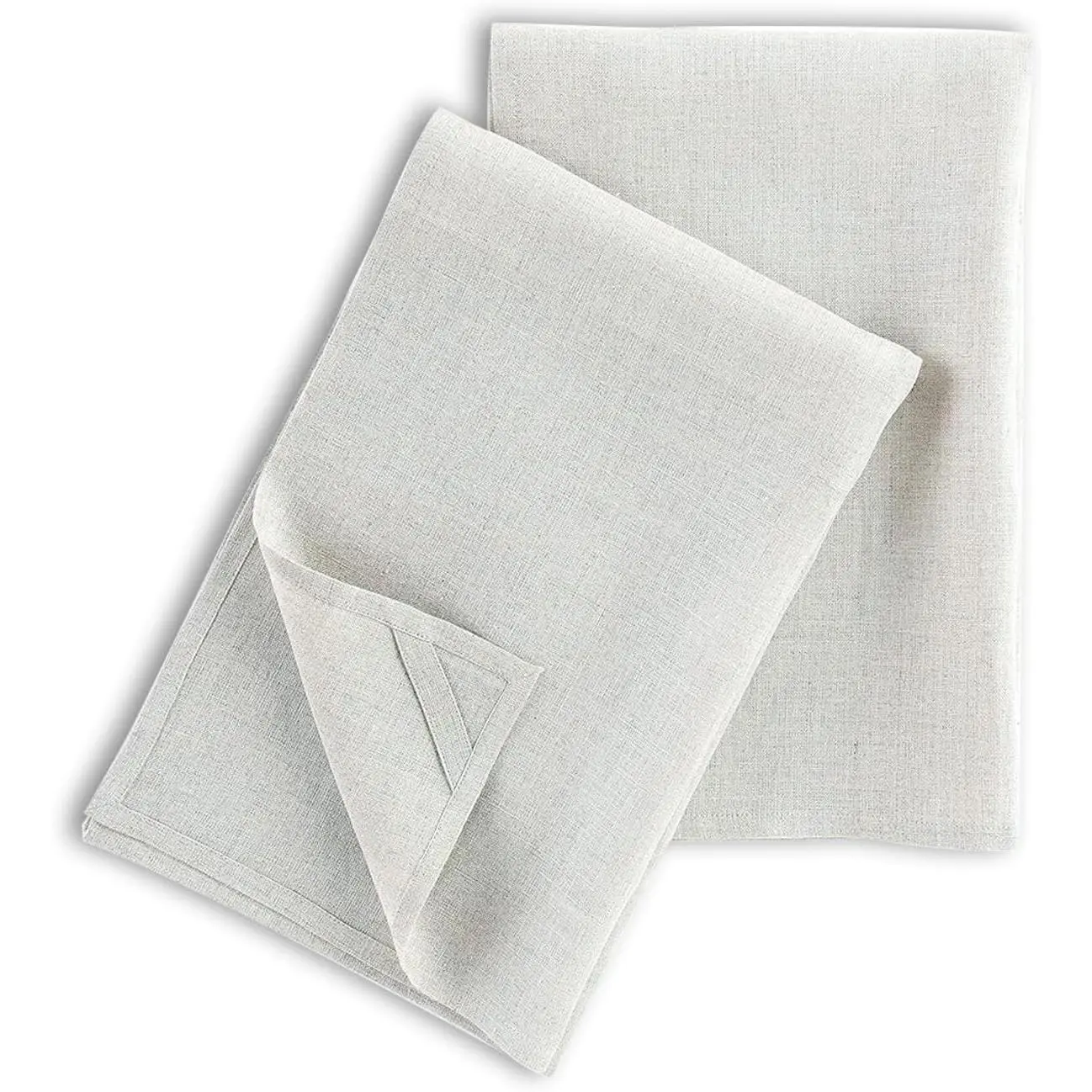 2 Pack Linen Kitchen Towels, 18x28 Inch  Pure Linen  Towels for Kitchen, Extra Soft Quick Dry for Dish Cloths Hand Towels